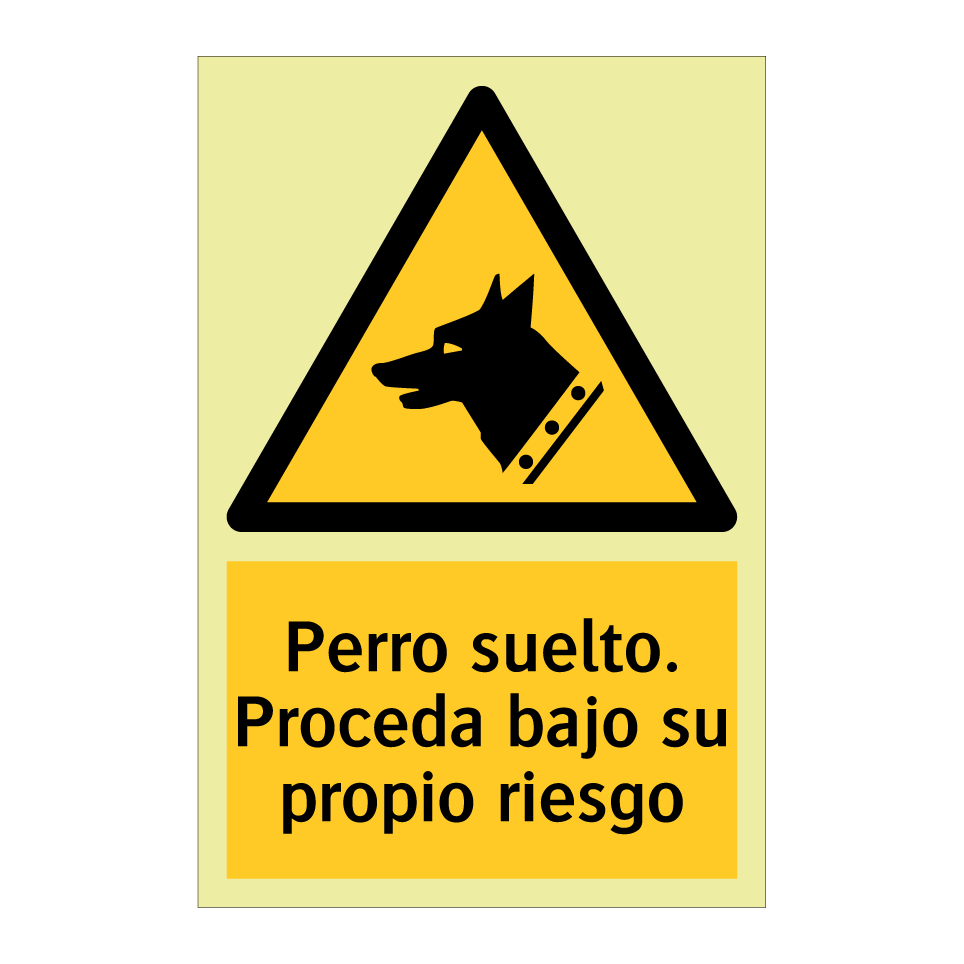 Perro suelto. Proceda bajo su propio riesgo