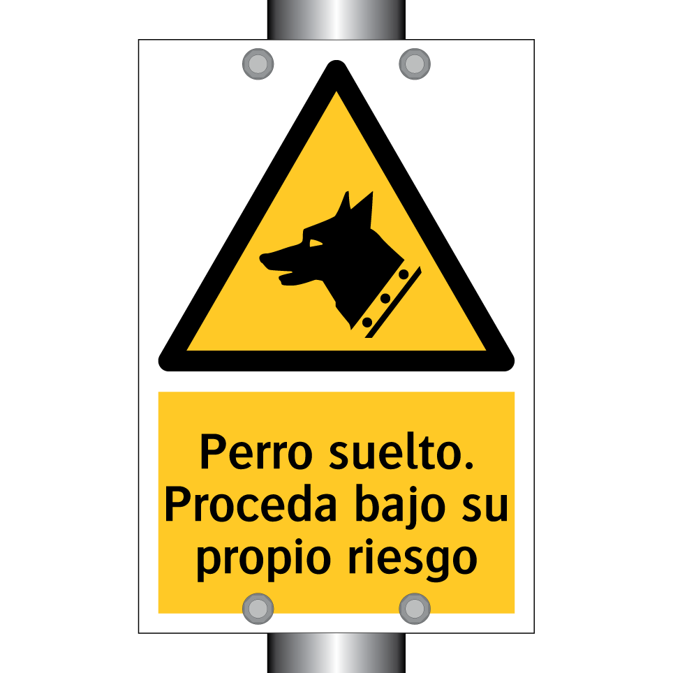 Perro suelto. Proceda bajo su propio riesgo