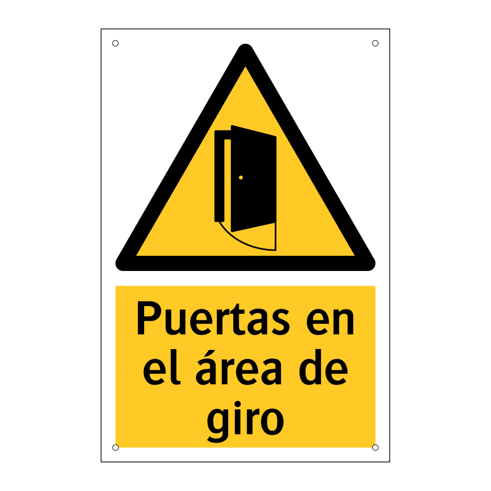 Puertas en el área de giro