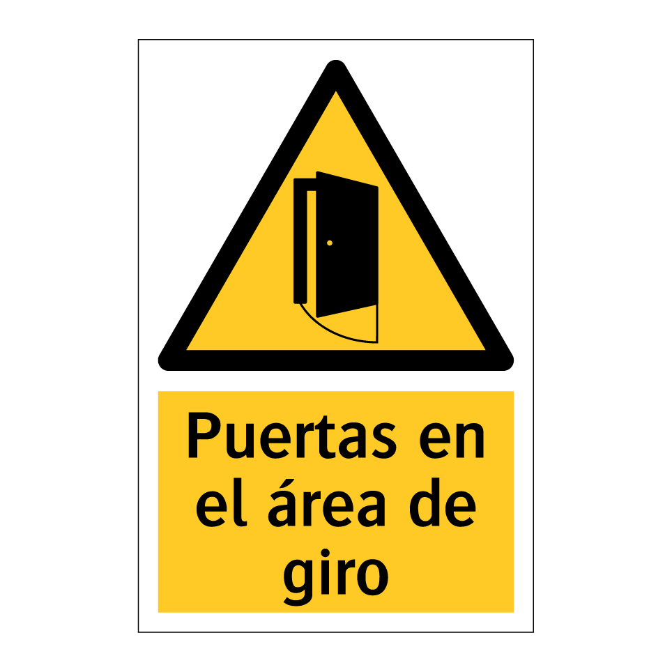 Puertas en el área de giro