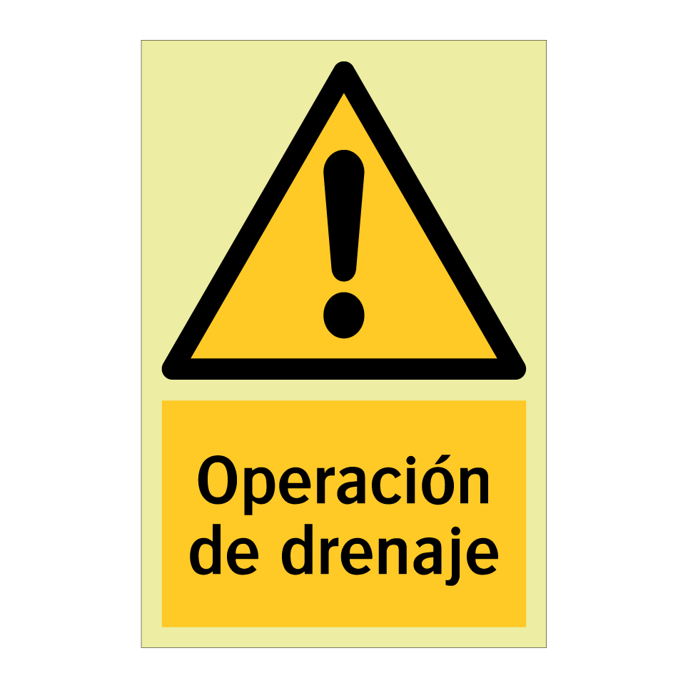 Operación de drenaje