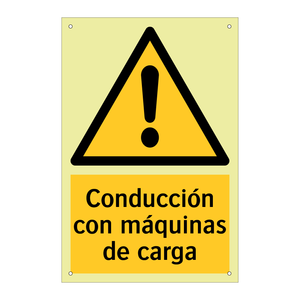 Conducción con máquinas de carga