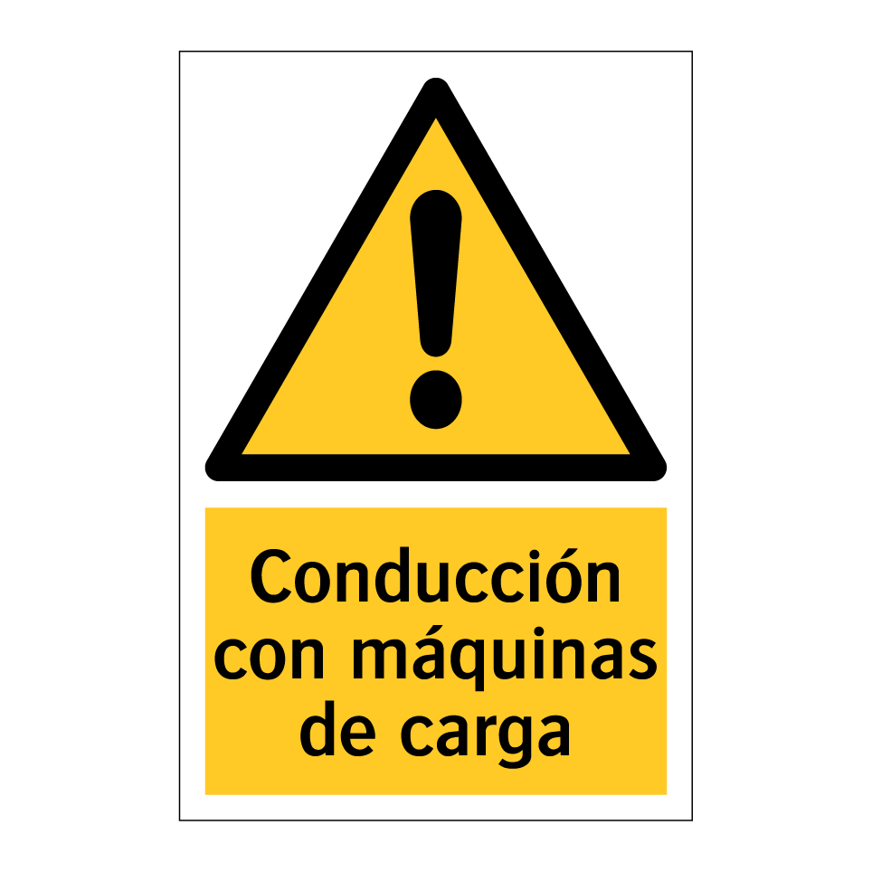 Conducción con máquinas de carga