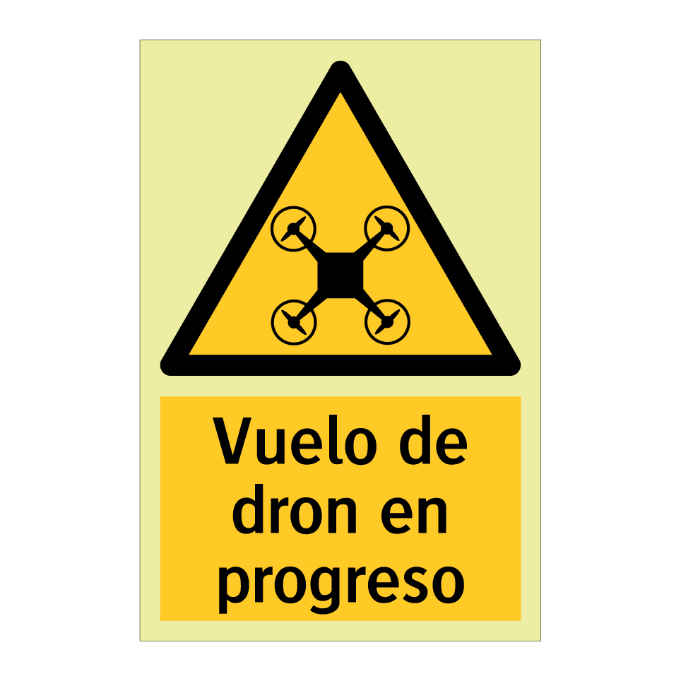 Vuelo de dron en progreso