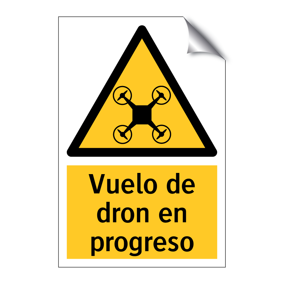 Vuelo de dron en progreso