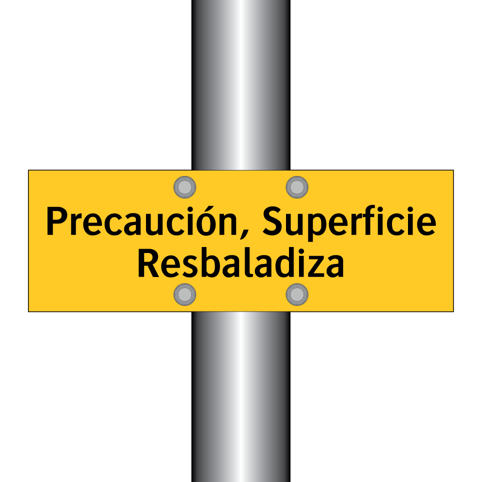 Precaución, Superficie Resbaladiza