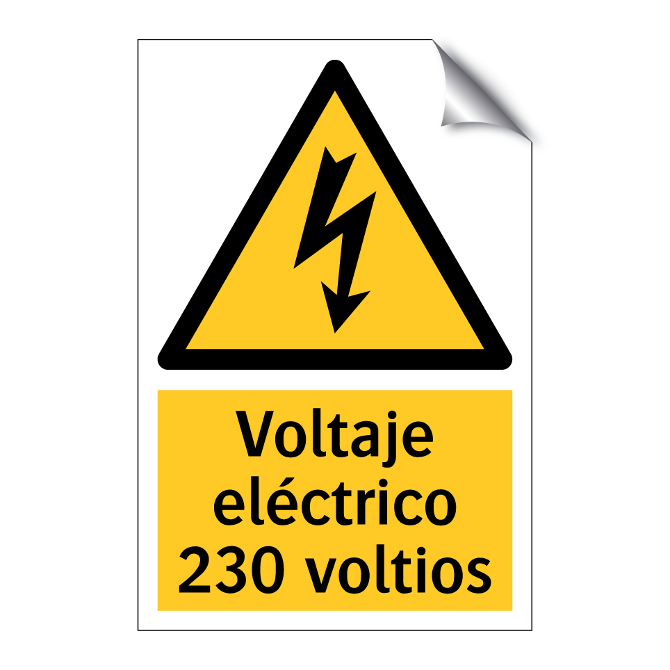 Voltaje eléctrico 230 voltios