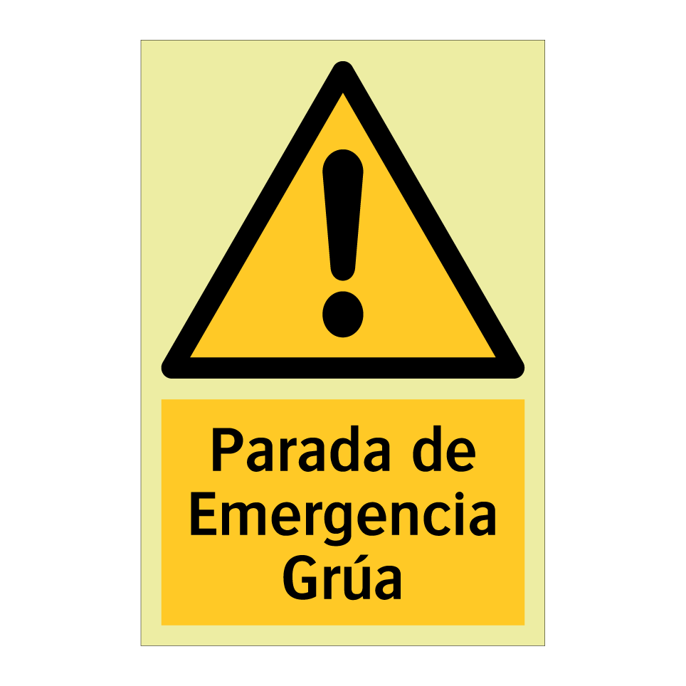 Parada de Emergencia Grúa