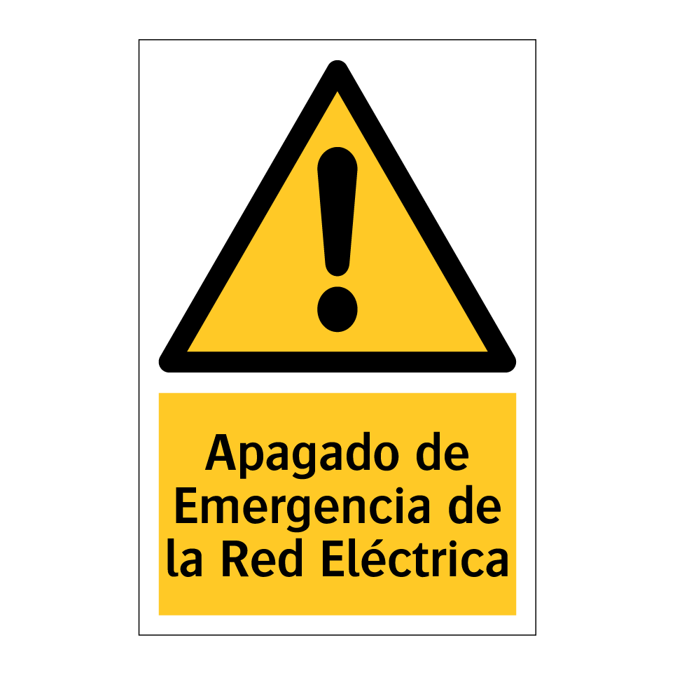 Apagado de Emergencia de la Red Eléctrica