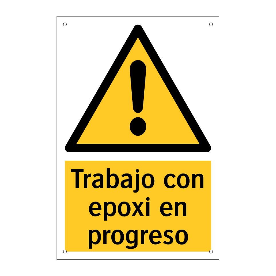 Trabajo con epoxi en progreso