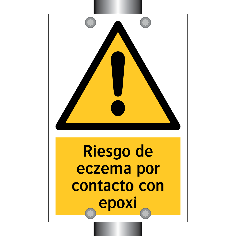 Riesgo de eczema por contacto con epoxi