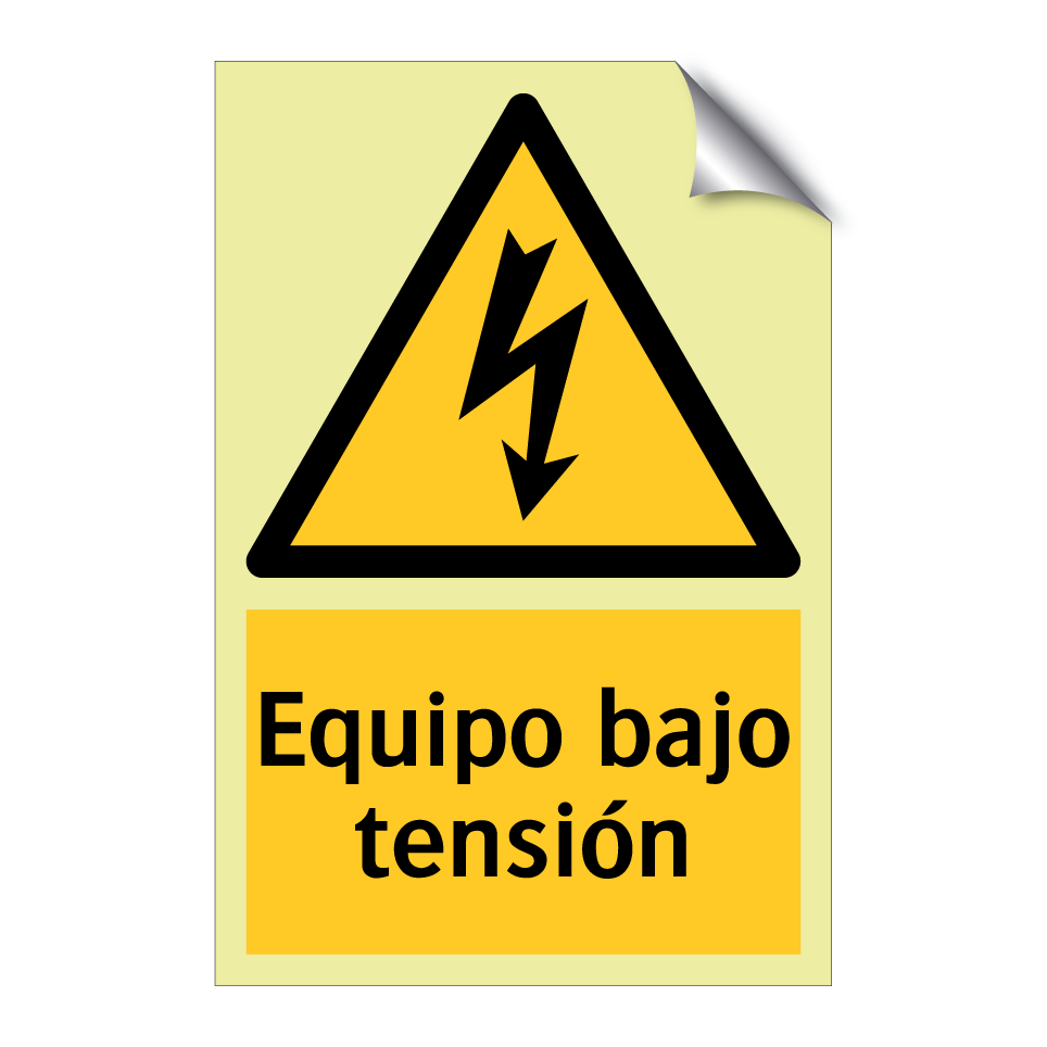 Equipo bajo tensión