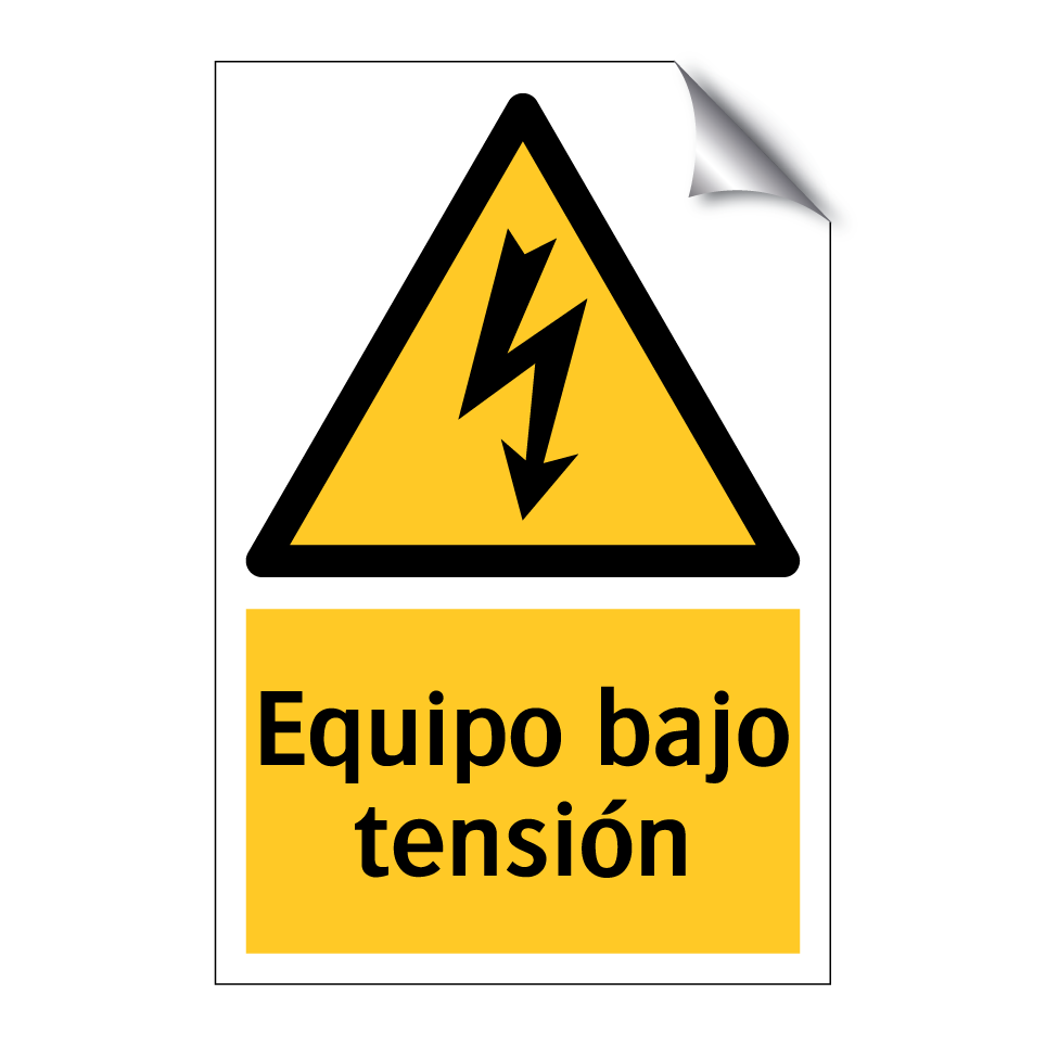Equipo bajo tensión