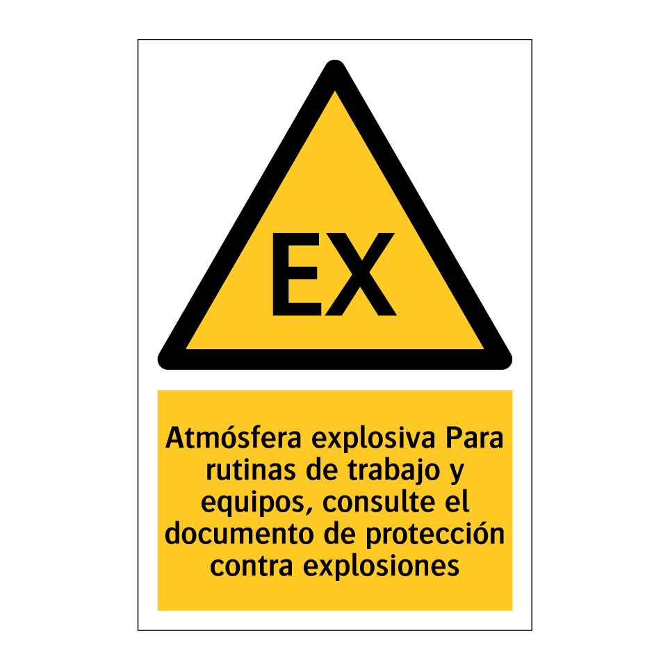 Atmósfera explosiva Para rutinas de trabajo y equipos, consulte el documento de protección contra explosiones