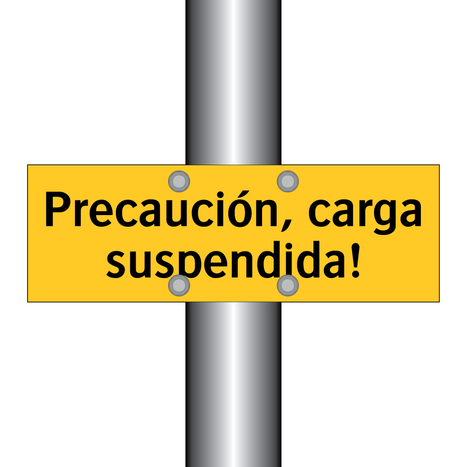 Precaución, carga suspendida!