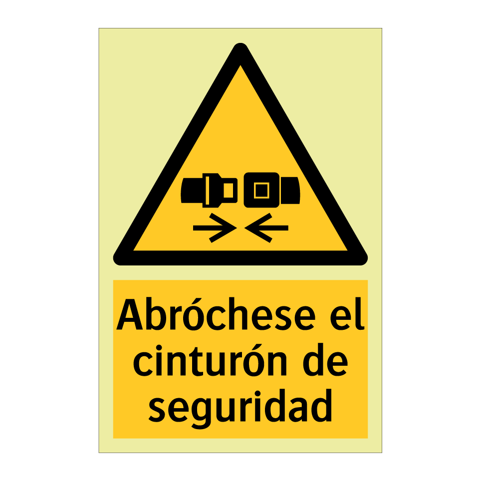 Abróchese el cinturón de seguridad