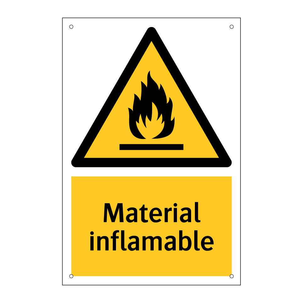 Material inflamable