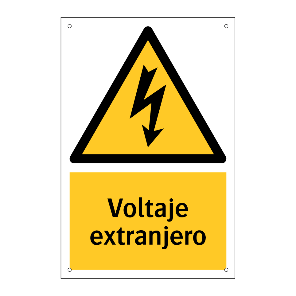 Voltaje extranjero