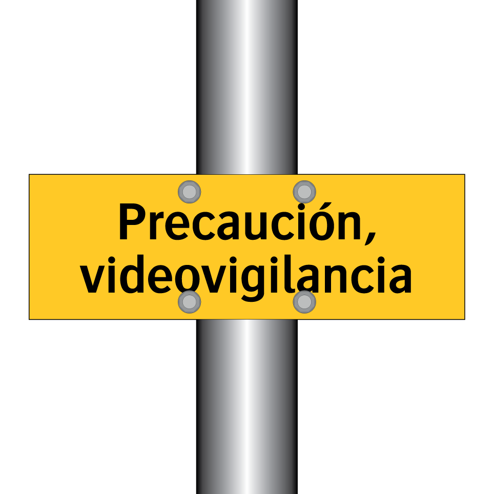 Precaución, videovigilancia