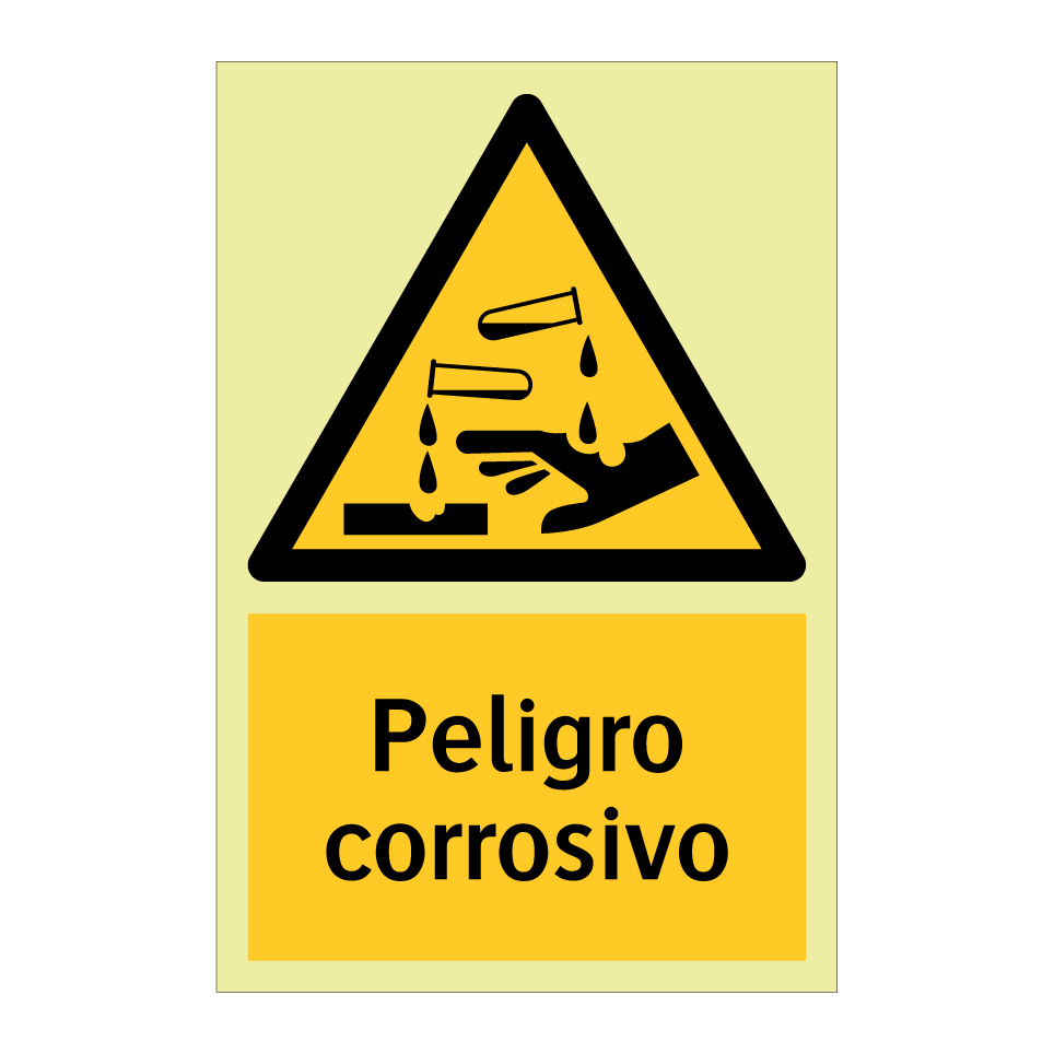 Peligro corrosivo