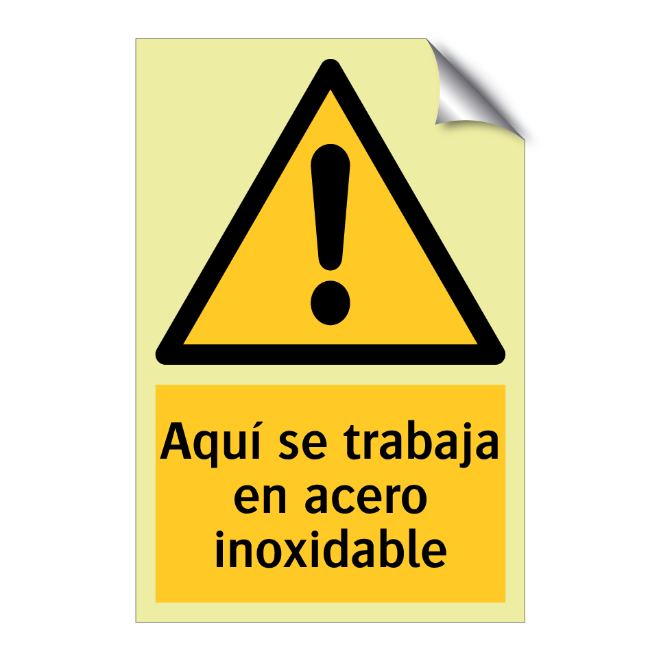 Aquí se trabaja en acero inoxidable