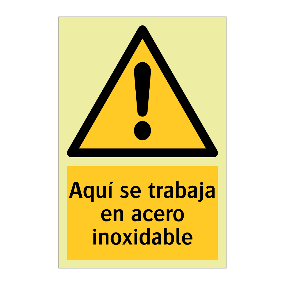 Aquí se trabaja en acero inoxidable