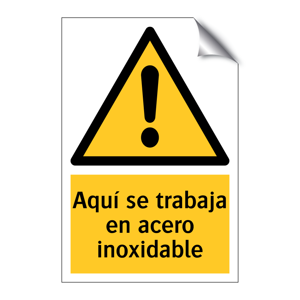 Aquí se trabaja en acero inoxidable