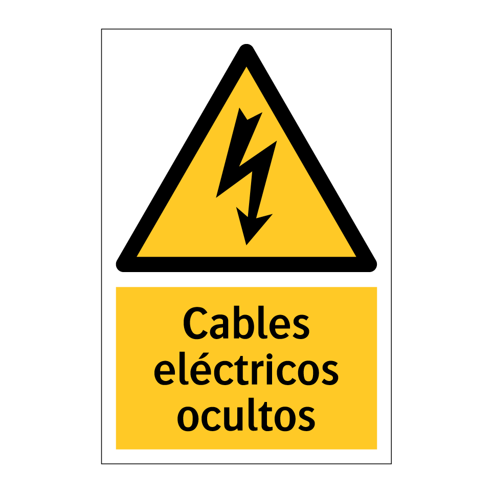Cables eléctricos ocultos