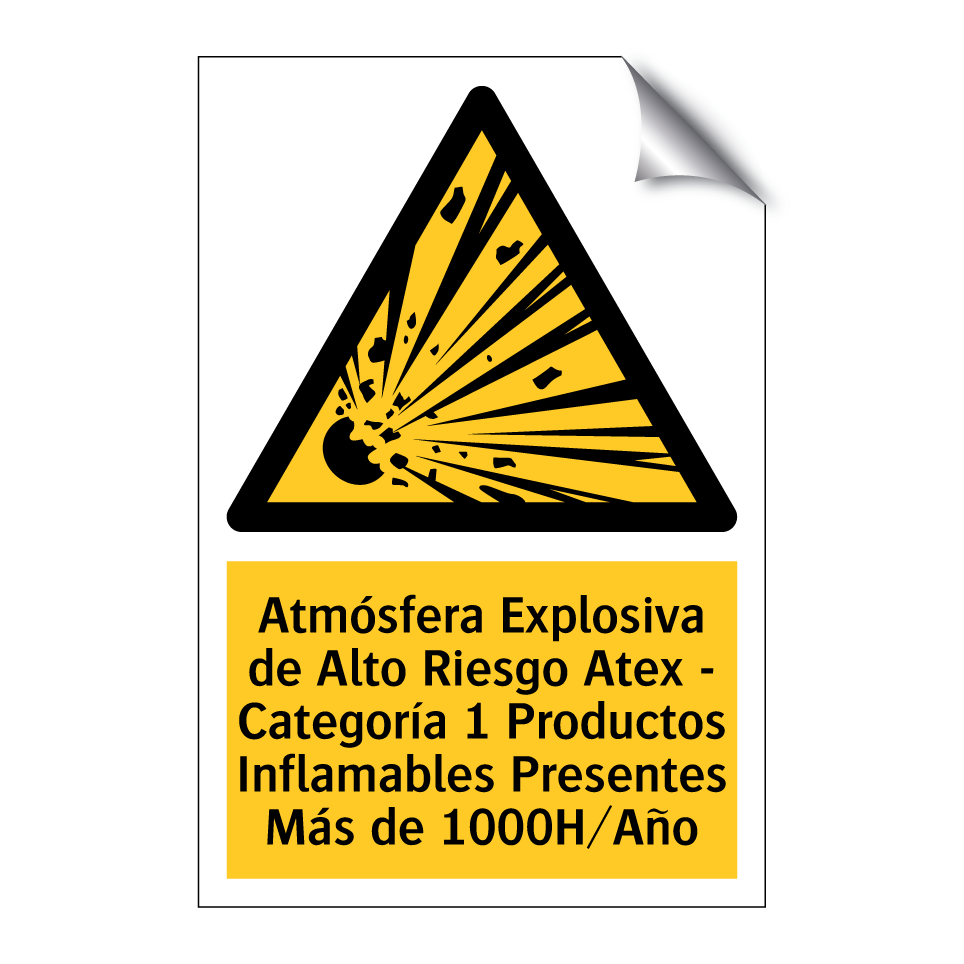 Atmósfera Explosiva de Alto Riesgo Atex - Categoría 1 Productos Inflamables Presentes Más de 1000H/Año