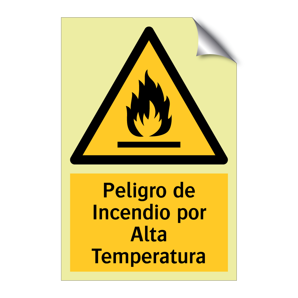 Peligro de Incendio por Alta Temperatura
