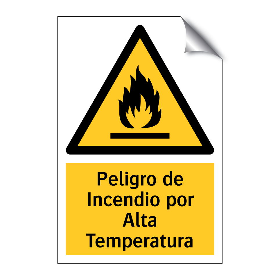 Peligro de Incendio por Alta Temperatura
