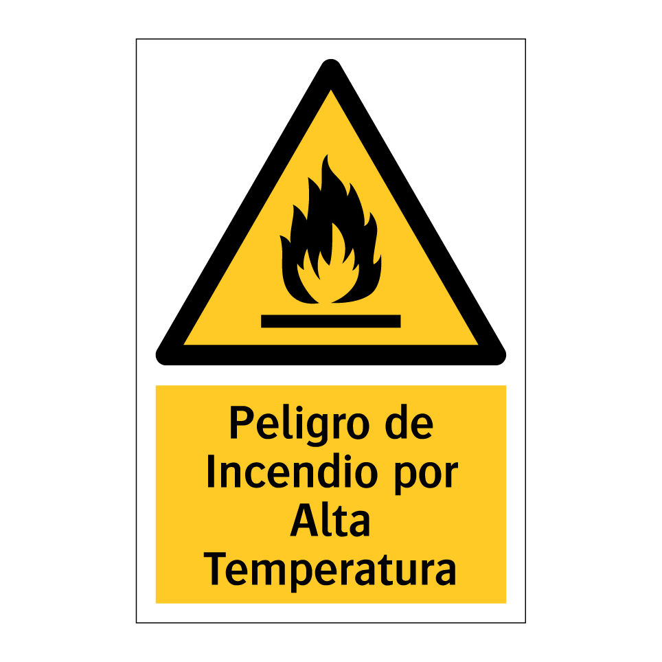 Peligro de Incendio por Alta Temperatura