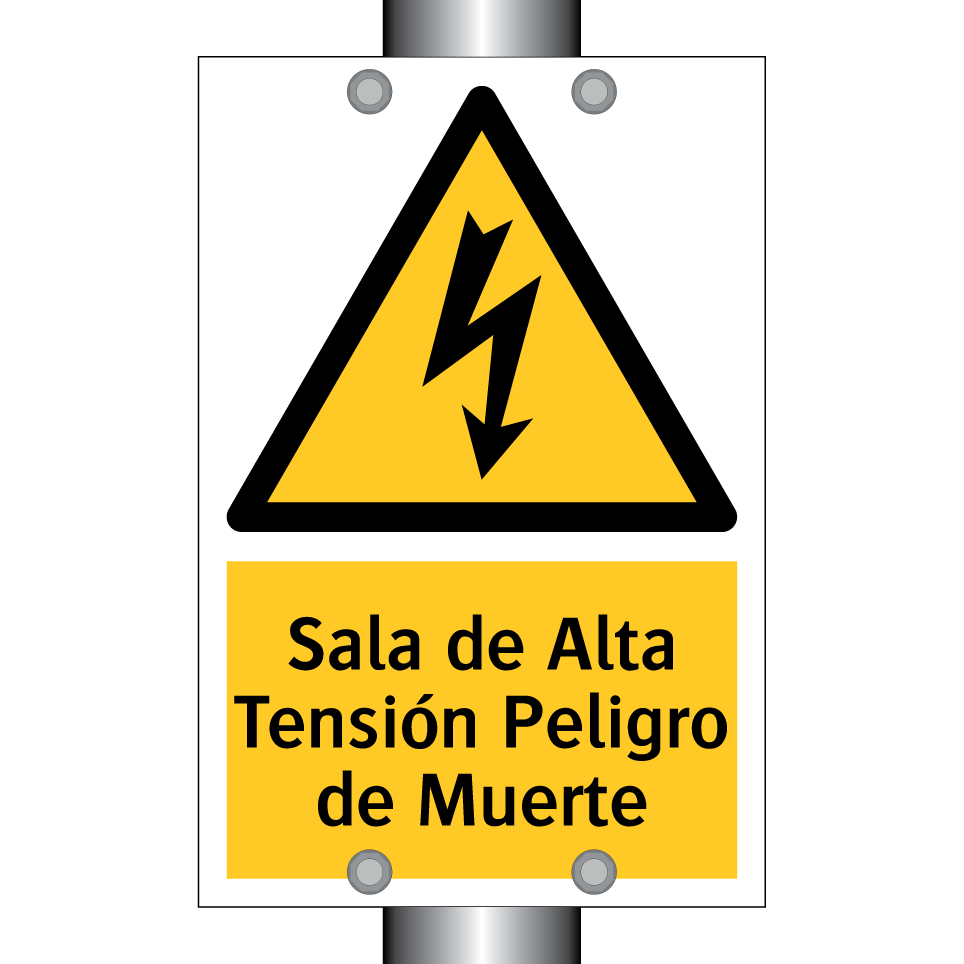 Sala de Alta Tensión Peligro de Muerte