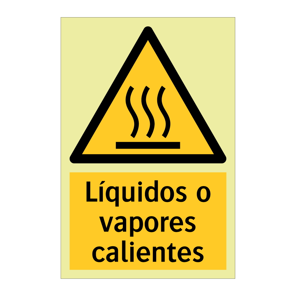 Líquidos o vapores calientes