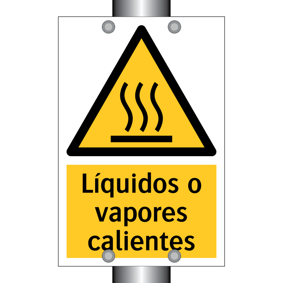 Líquidos o vapores calientes