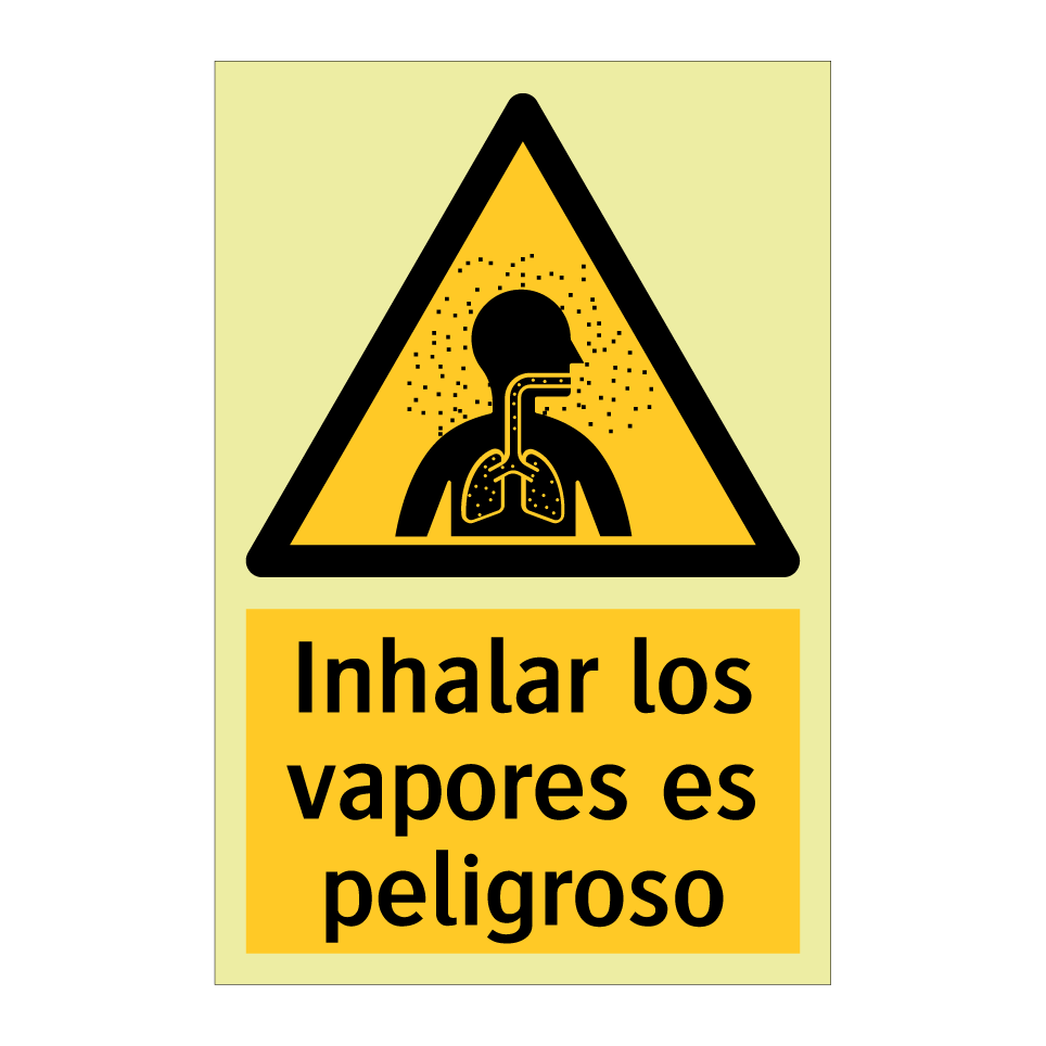 Inhalar los vapores es peligroso