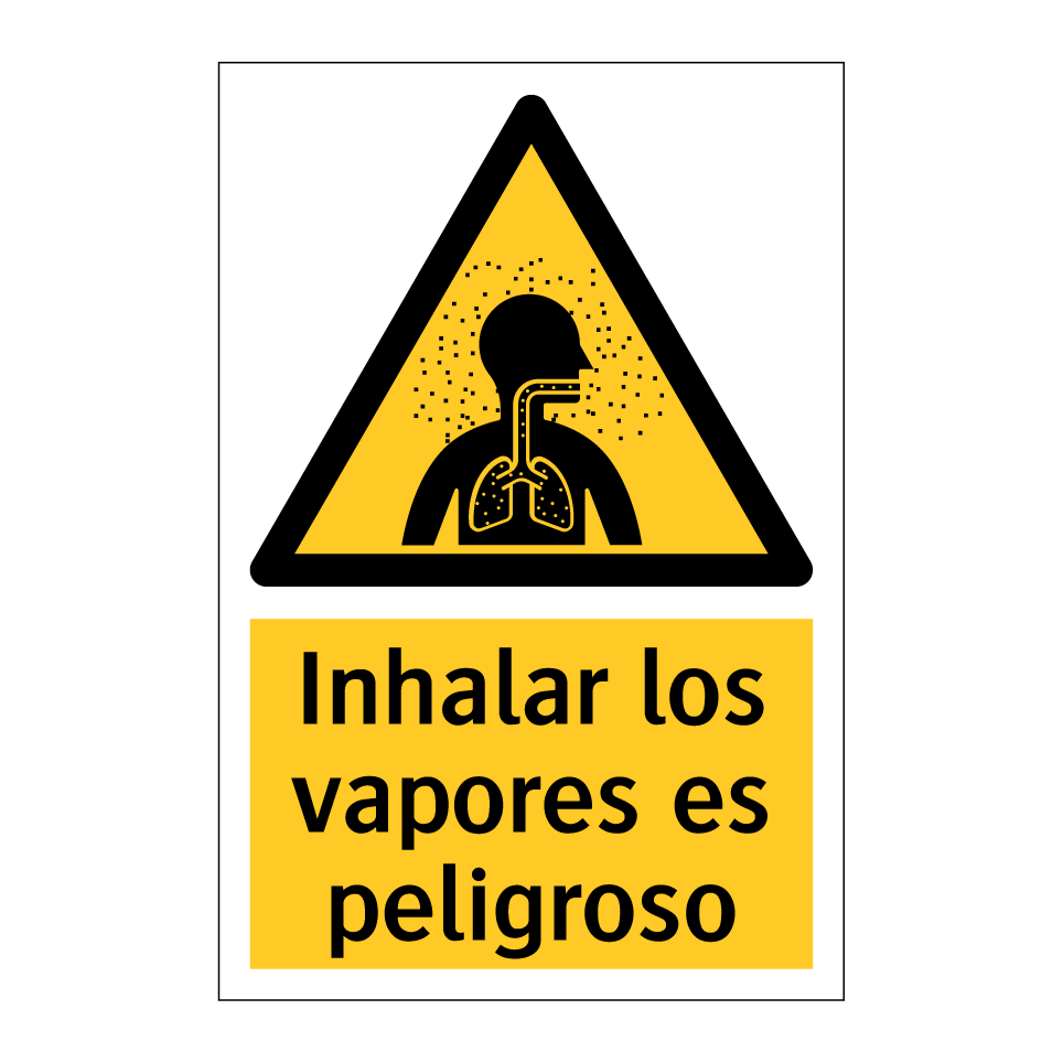 Inhalar los vapores es peligroso