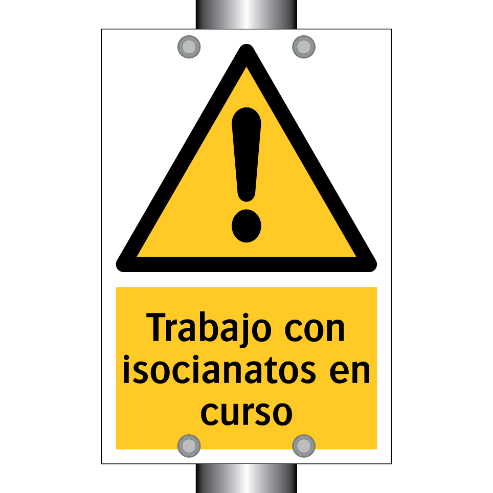 Trabajo con isocianatos en curso