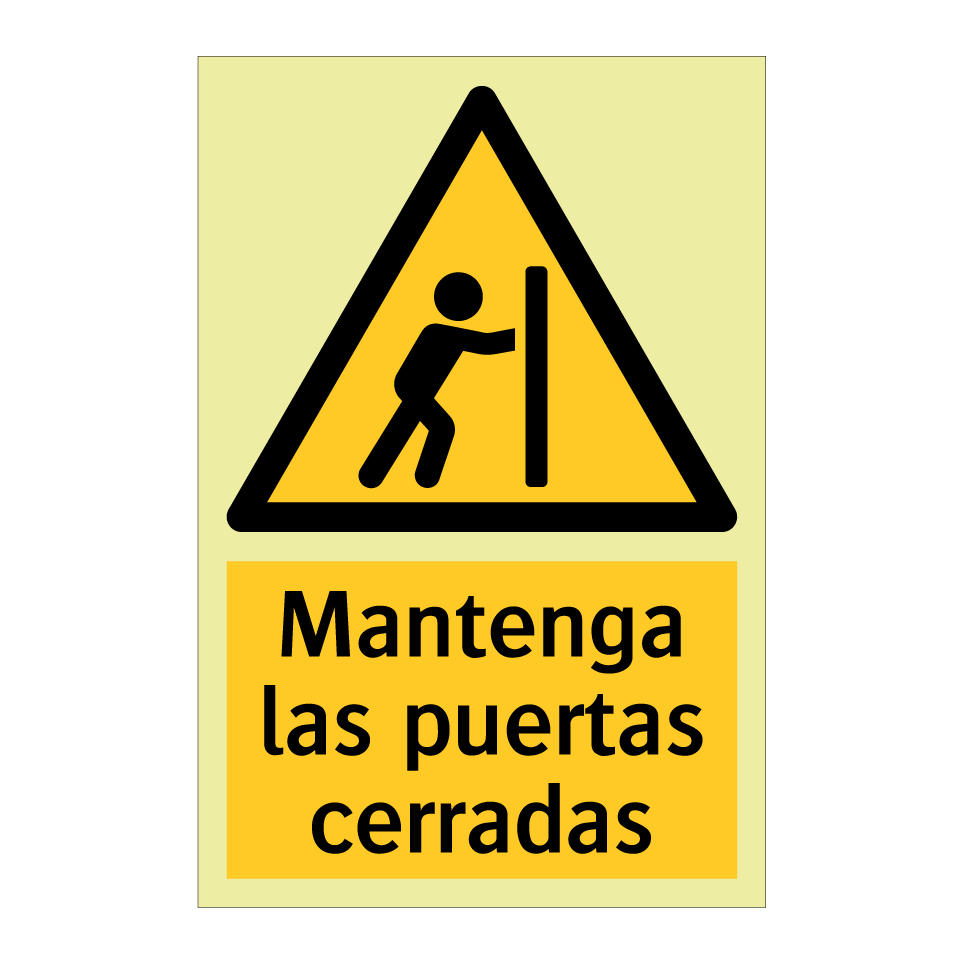 Mantenga las puertas cerradas