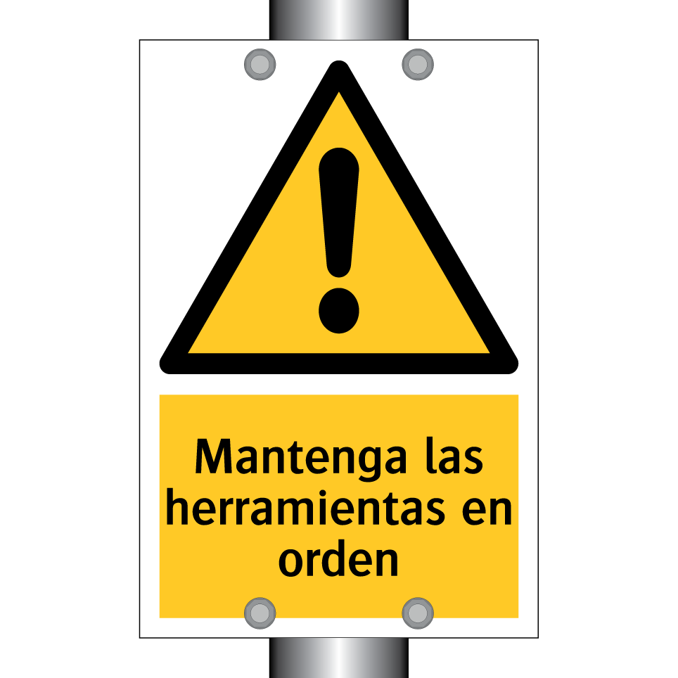 Mantenga las herramientas en orden