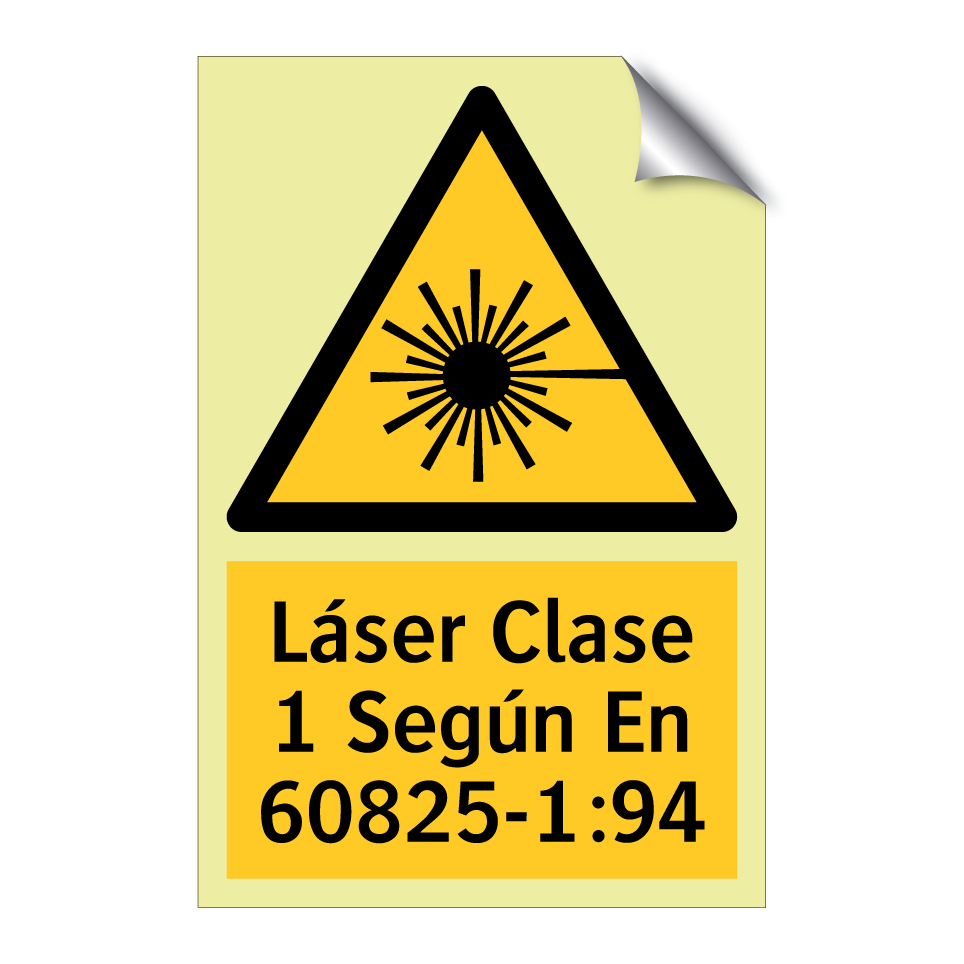 Láser Clase 1 Según En 60825-1:94