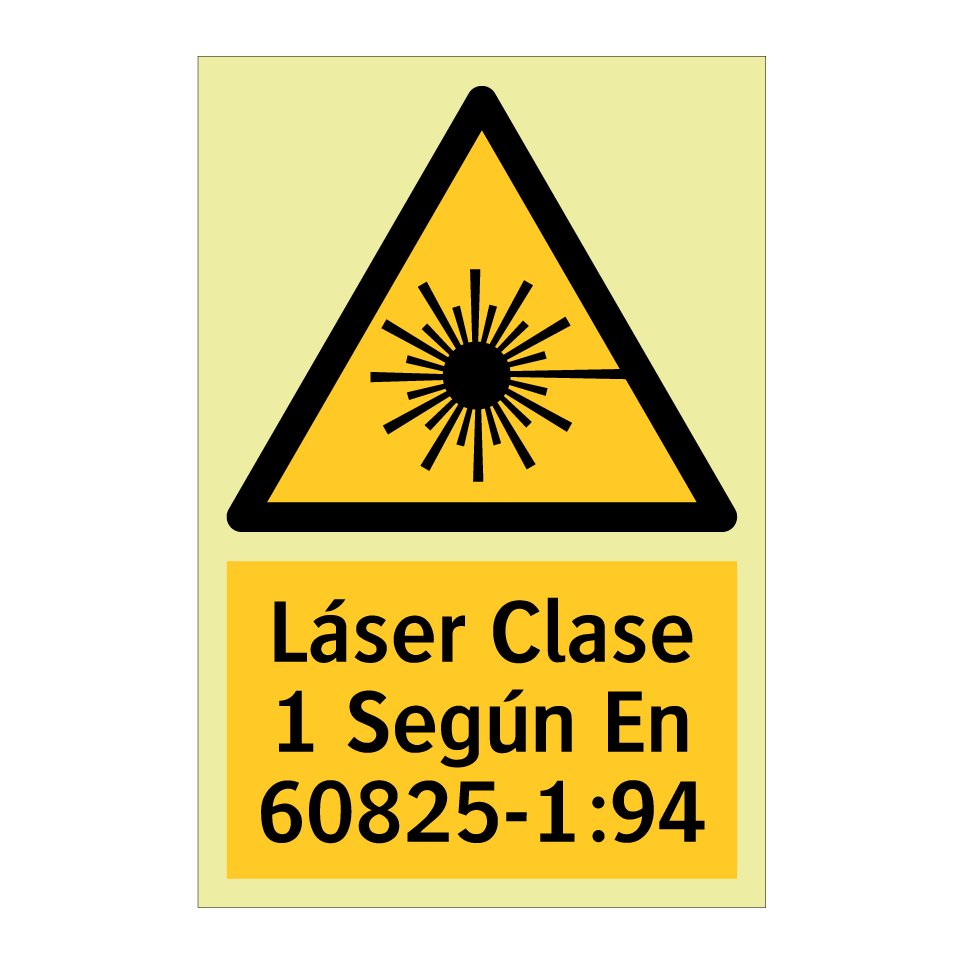 Láser Clase 1 Según En 60825-1:94