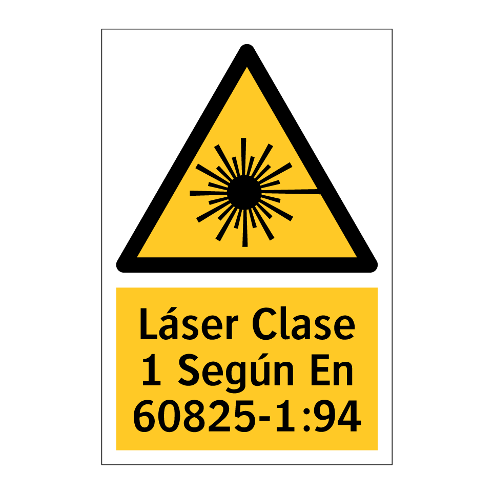Láser Clase 1 Según En 60825-1:94