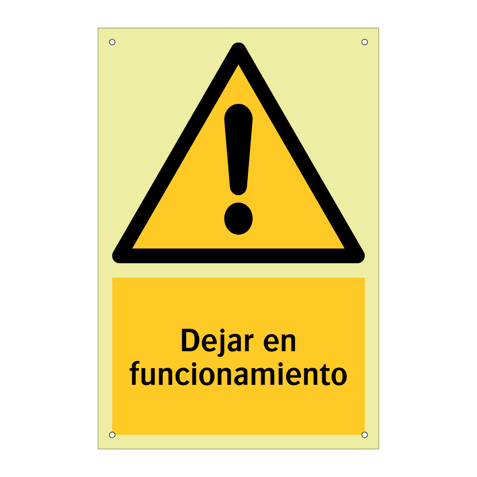Dejar en funcionamiento