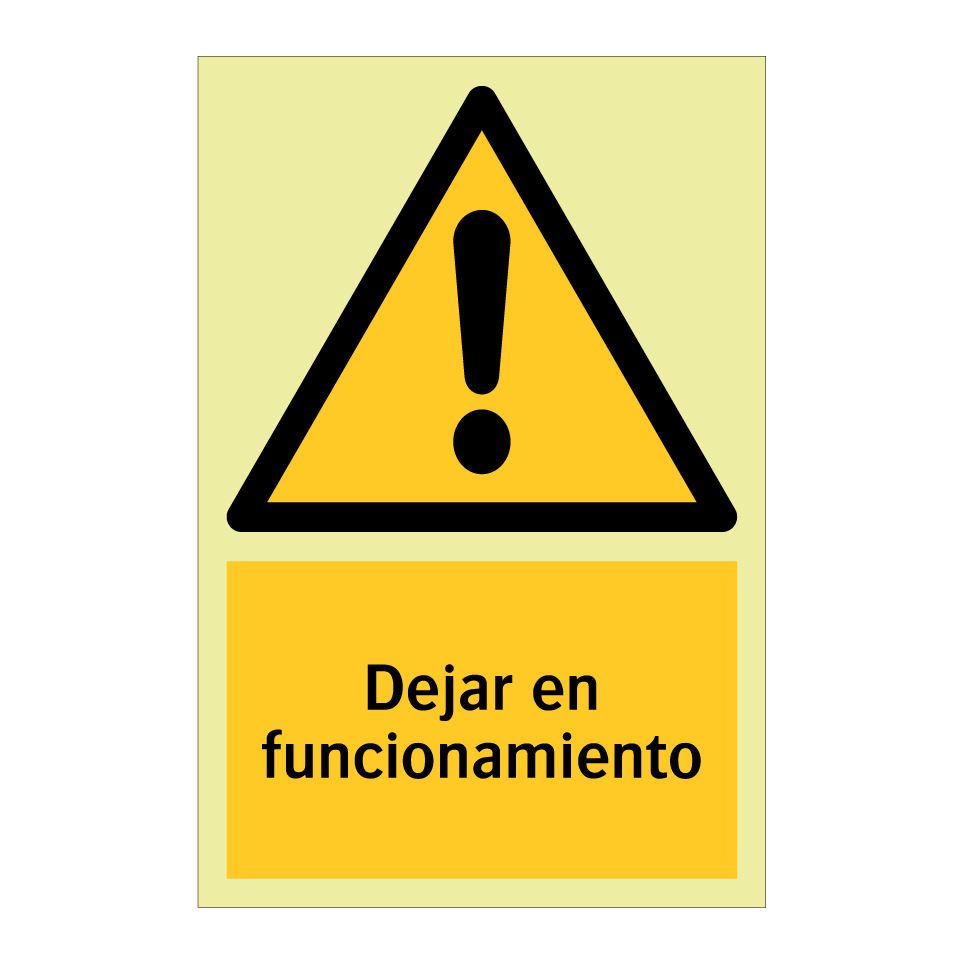 Dejar en funcionamiento