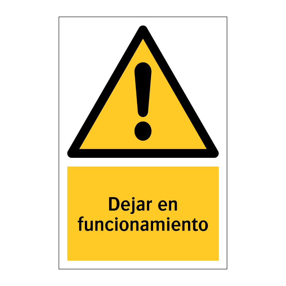 Dejar en funcionamiento
