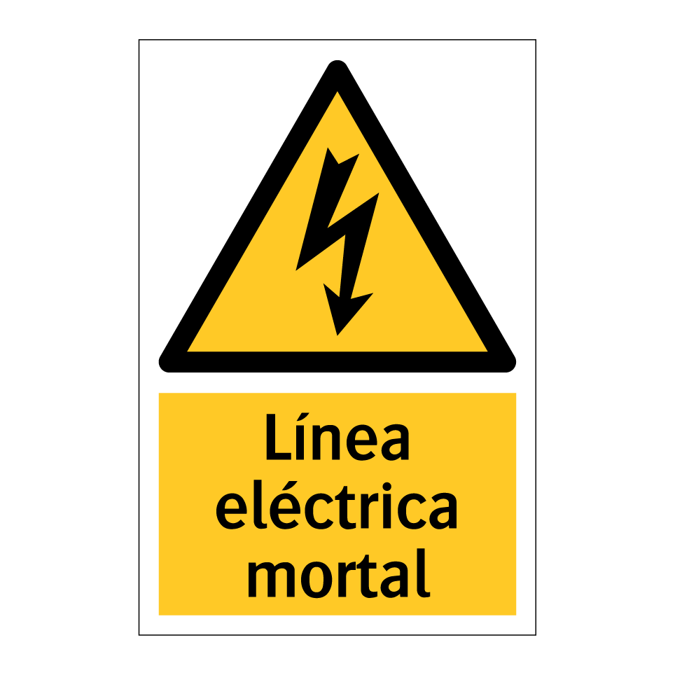 Línea eléctrica mortal