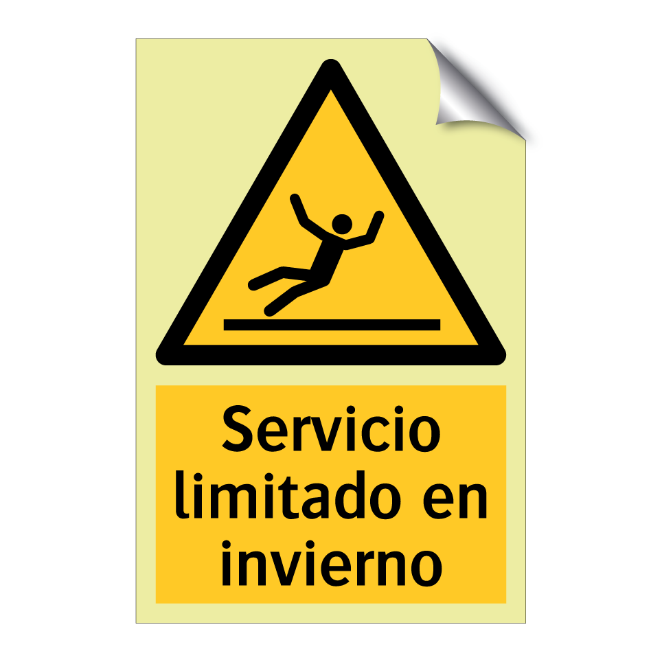 Servicio limitado en invierno