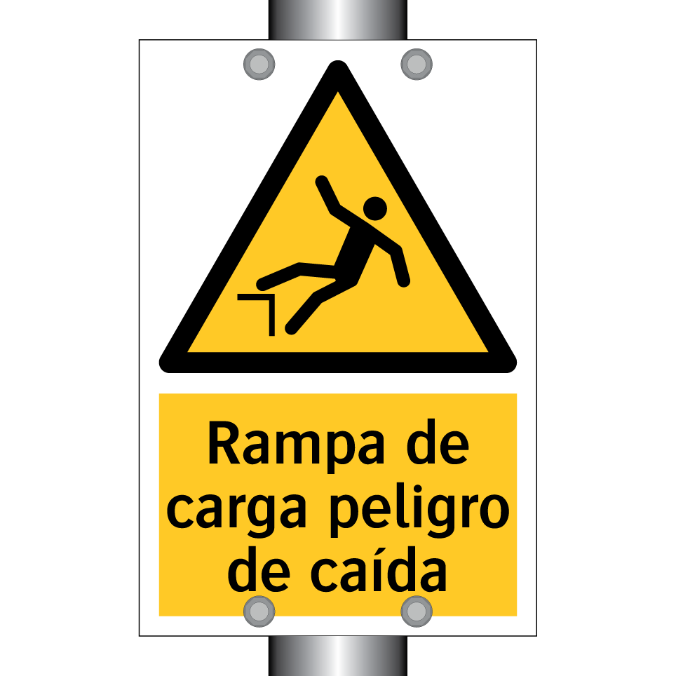 Rampa de carga peligro de caída
