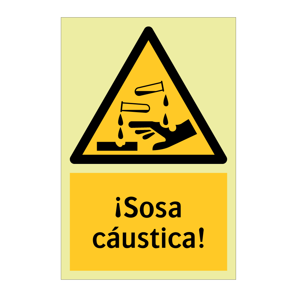 ¡Sosa cáustica!